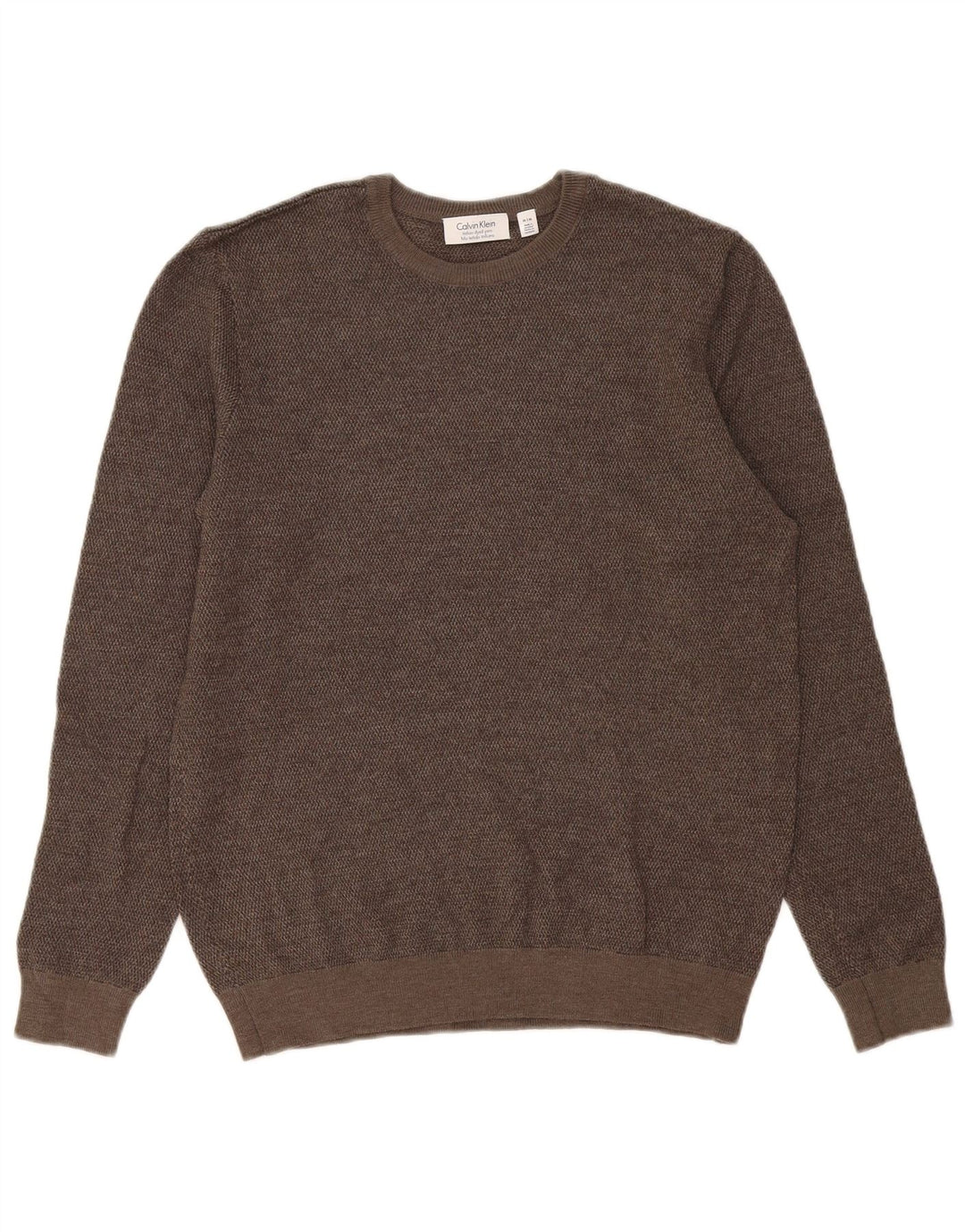 Calvin Klein Pull à col rond pour homme Gris moyen