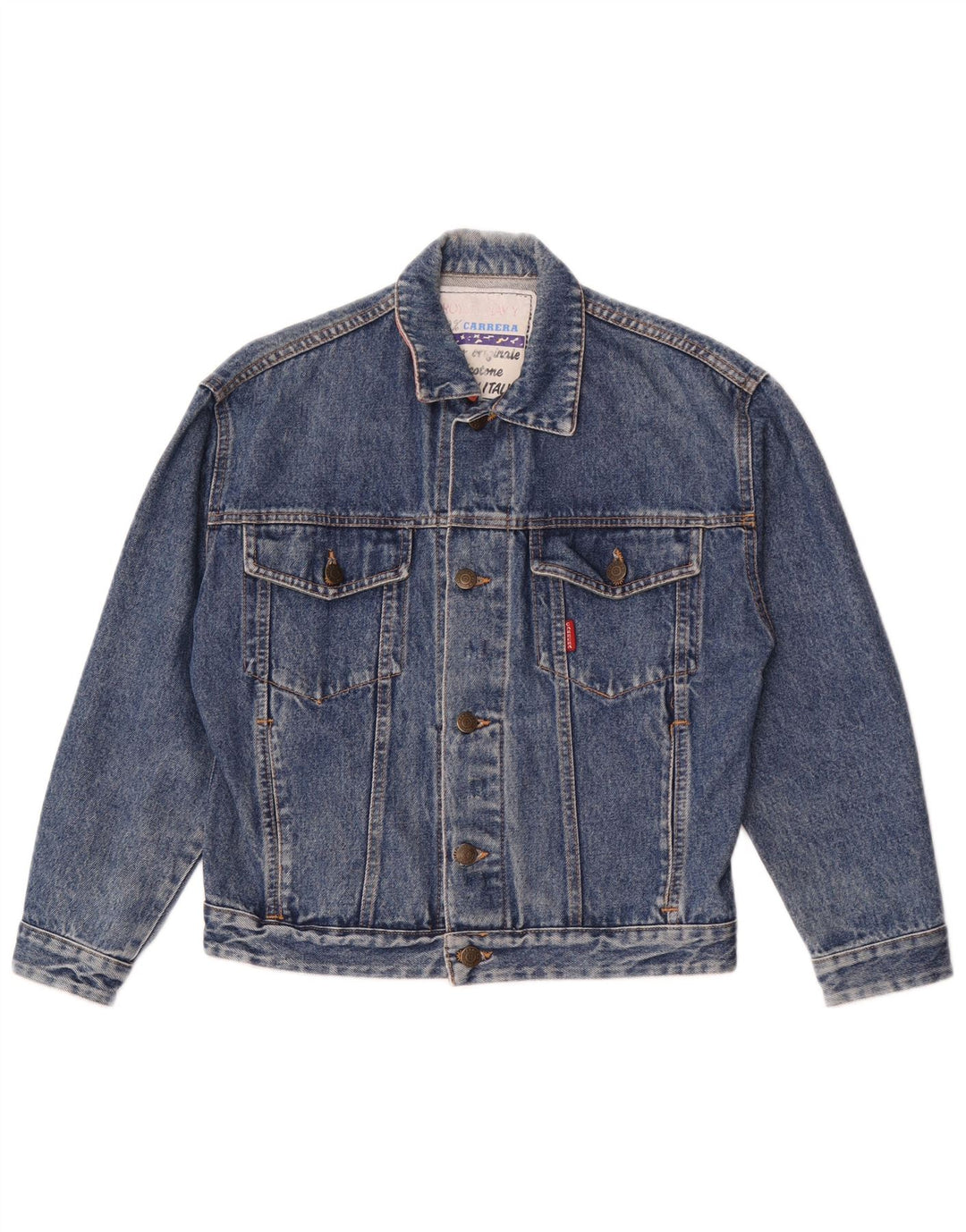 Carrera Veste en jean coupe ample garçon 11-12 ans Bleu Coton