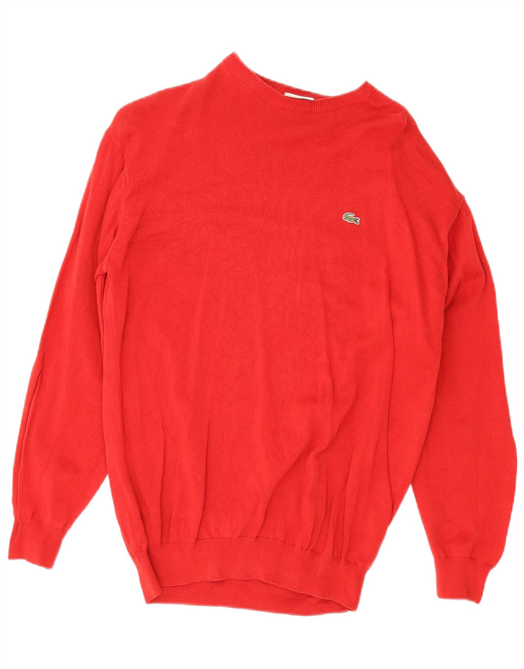 Lacoste Pull ras du cou pour homme Taille 4 Coton rouge moyen