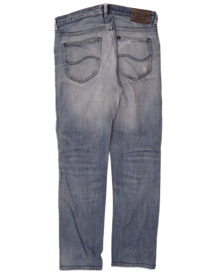 Lee Jean droit vieilli pour homme W30 L31 en coton bleu