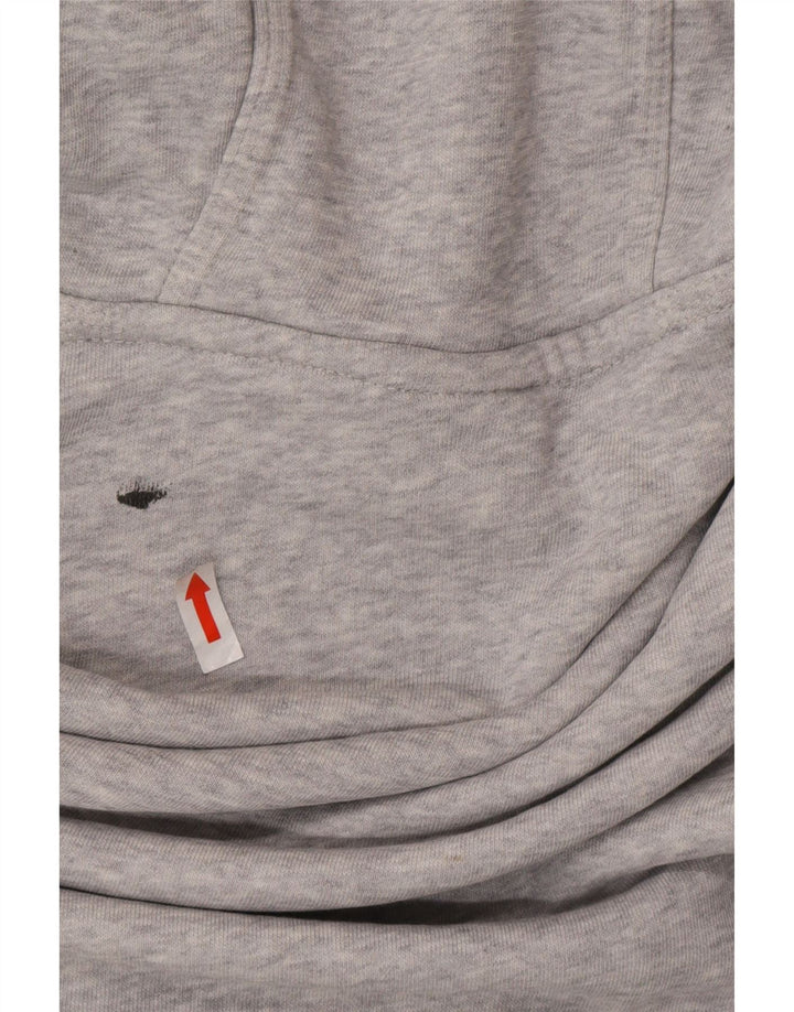 Nike Pull à capuche en coton moucheté gris moyen pour homme