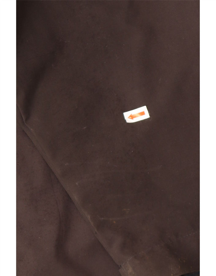 JACK WOLFSKIN Veste de pluie à capuche pour homme UK 48 2XL Noir Polyester