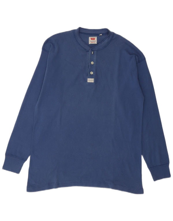 Levi's Top Manches Longues XL Homme Bleu Coton