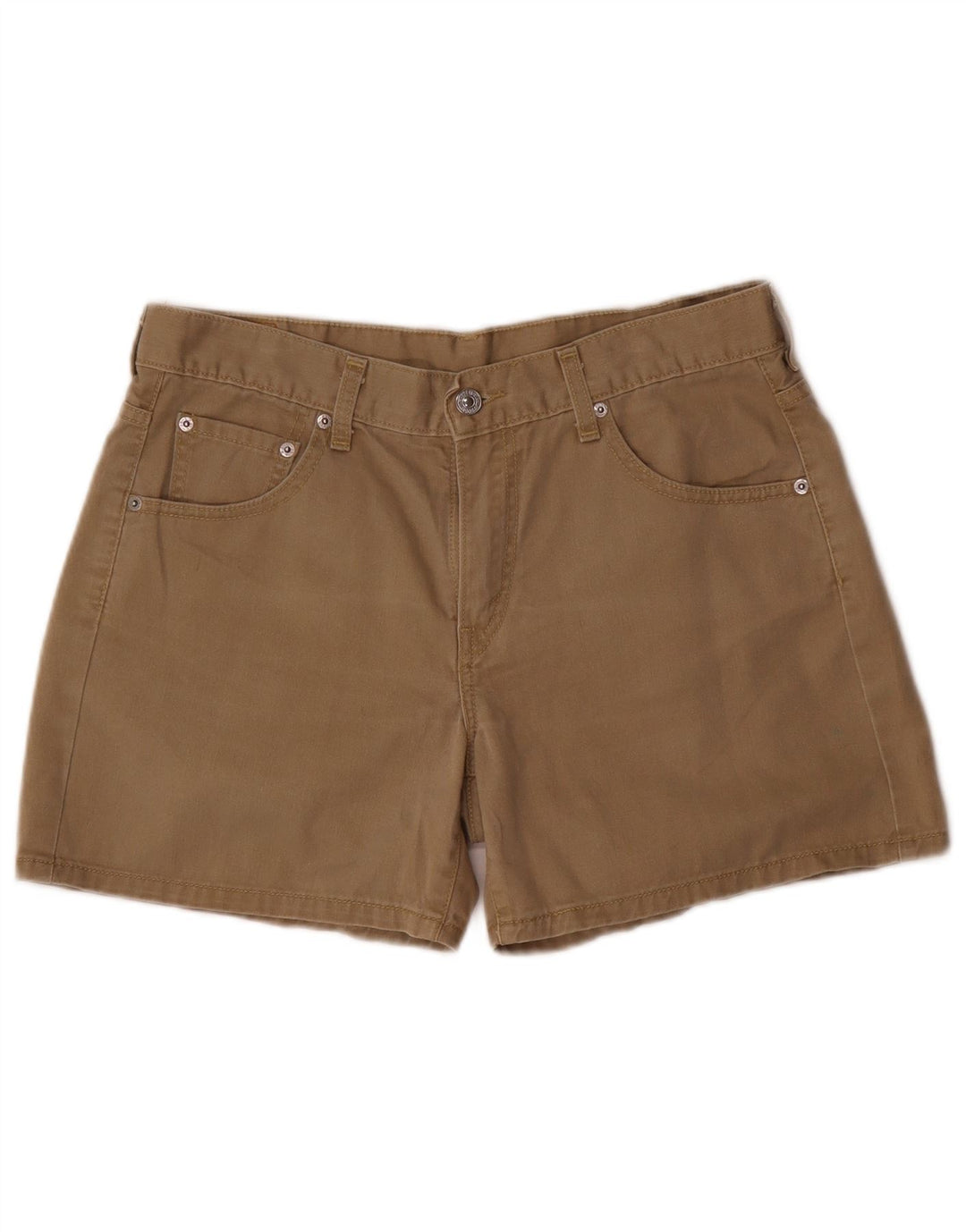 Levi's Short décontracté pour femme US 12 Large W32 Coton beige