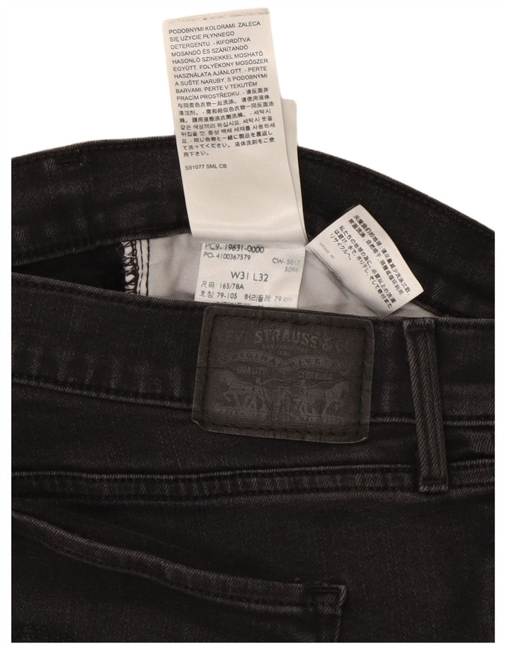 Levi's Jean Droit Femme W31 L32 Noir Coton