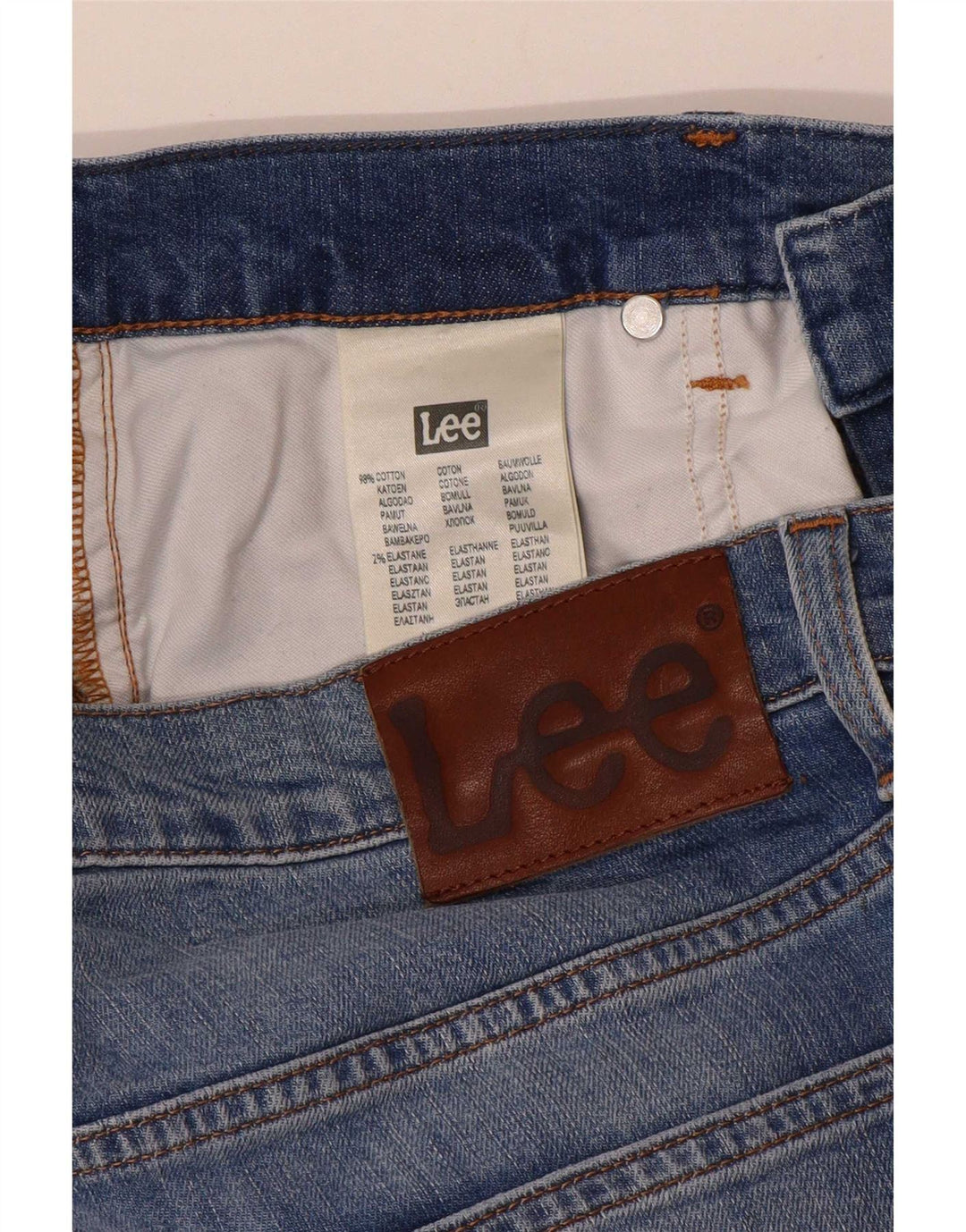 Lee Jean droit Daren W30 L32 homme bleu coton