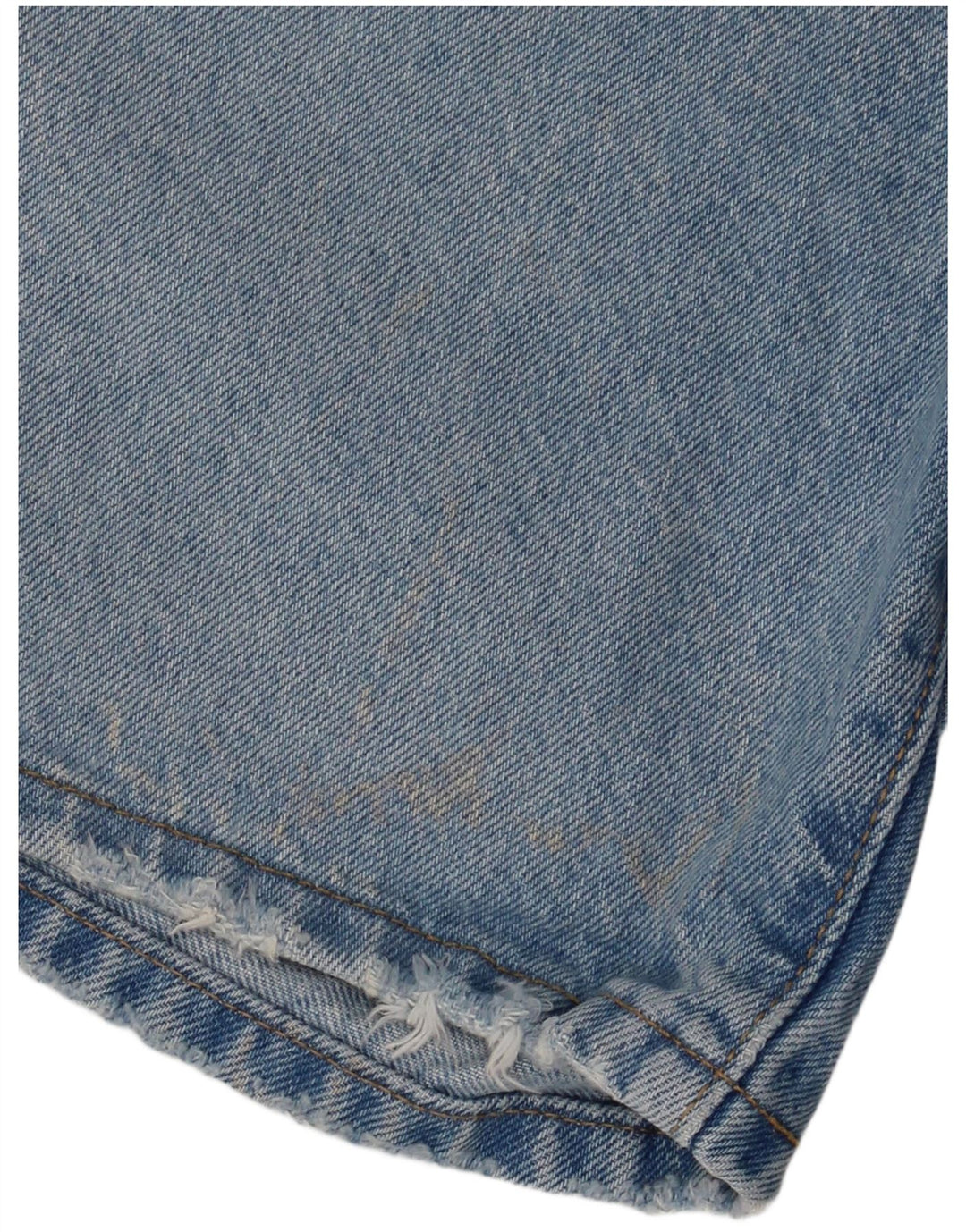 LEVI'S Short 501 taille haute en jean vieilli pour femme W27 Bleu moyen