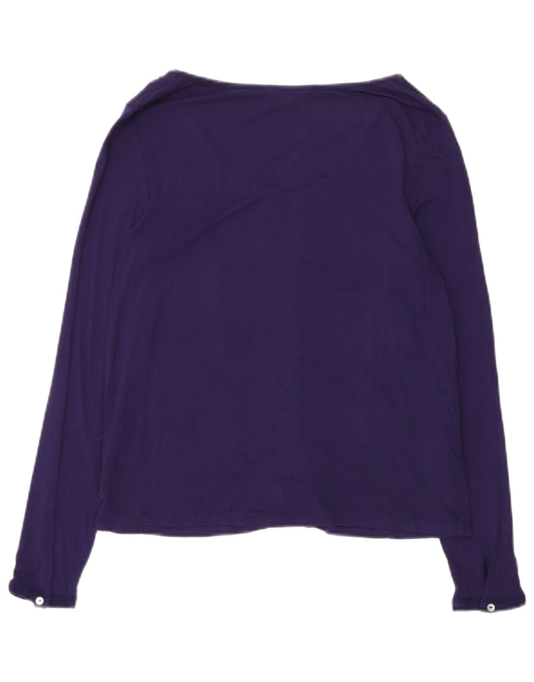 WHITE STUFF Haut à manches longues pour femme UK 10 Small Violet Viscose