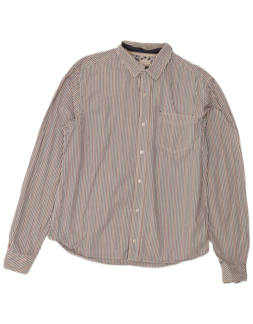 Chemise Coupe Classique White Stuff Homme En Coton À Fines Rayures Multicolore Petit