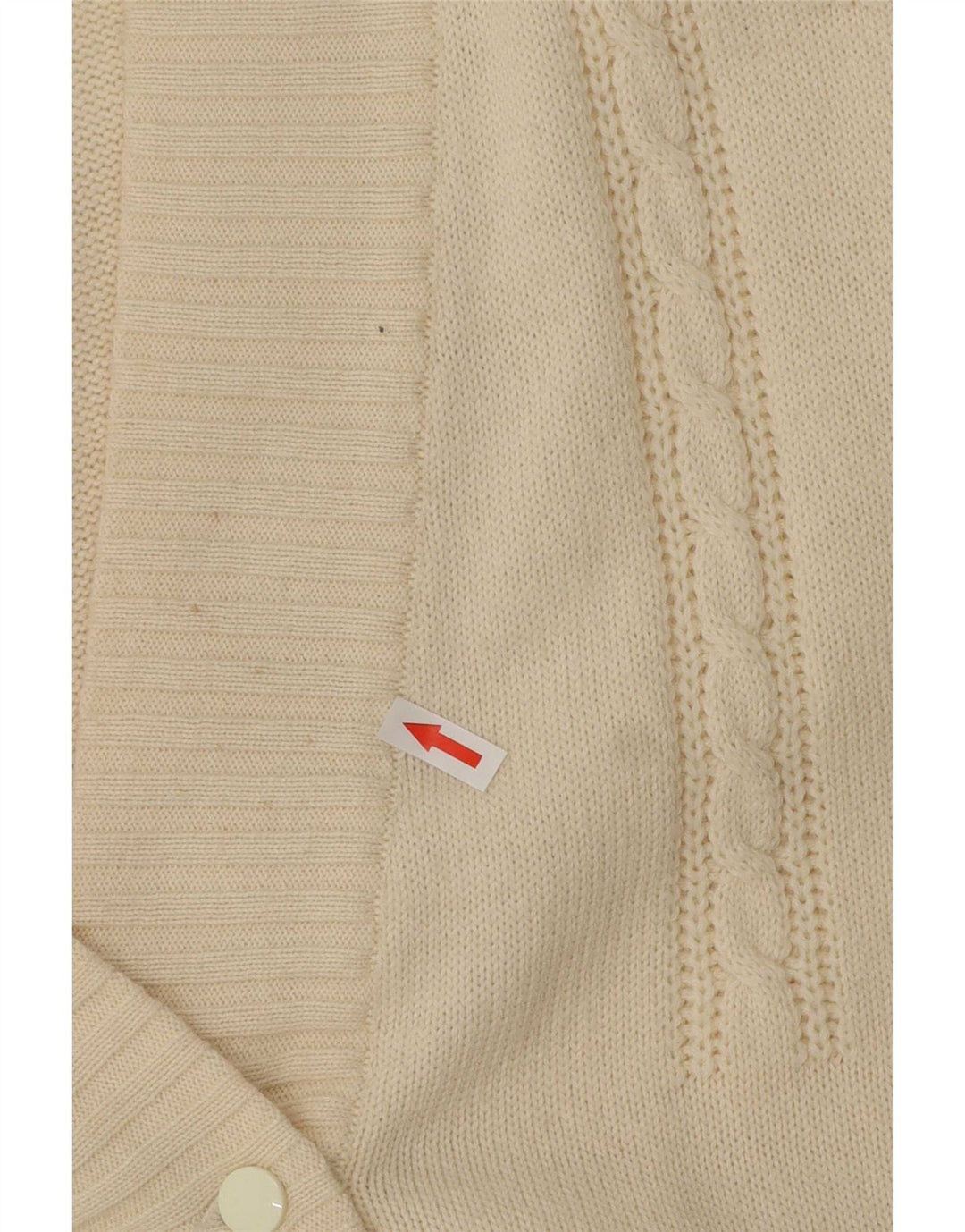 Your Sixth Sense Cardigan surdimensionné pour femme EU 46 XL Blanc cassé