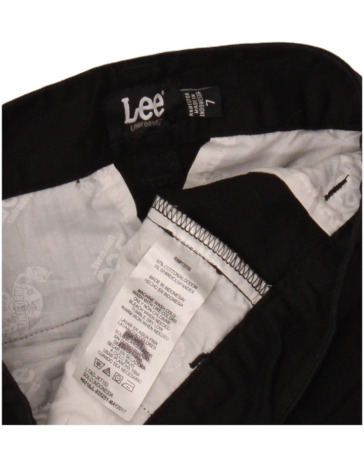 LEE Short Chino Femme US 7 Medium W30 Coton Noir