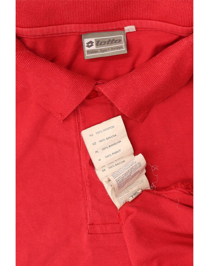 LOTTO Polo Homme Grand Rouge Coton
