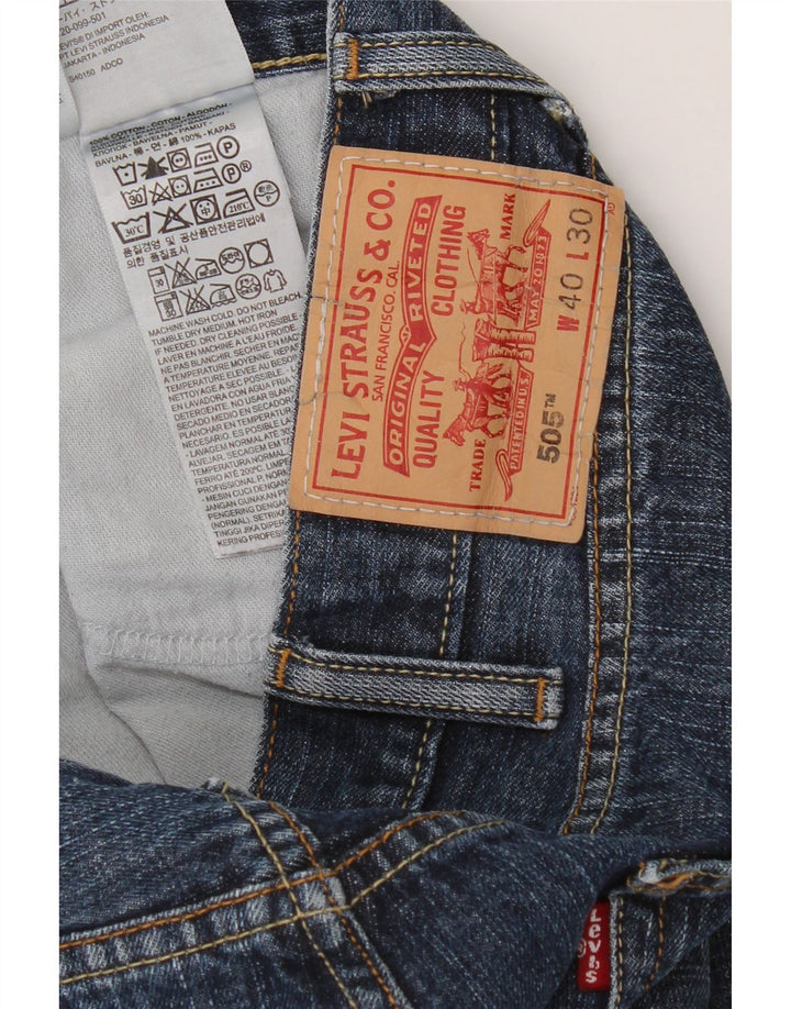 Levi's Jean Droit 505 Homme Bleu W40 L30 Coton