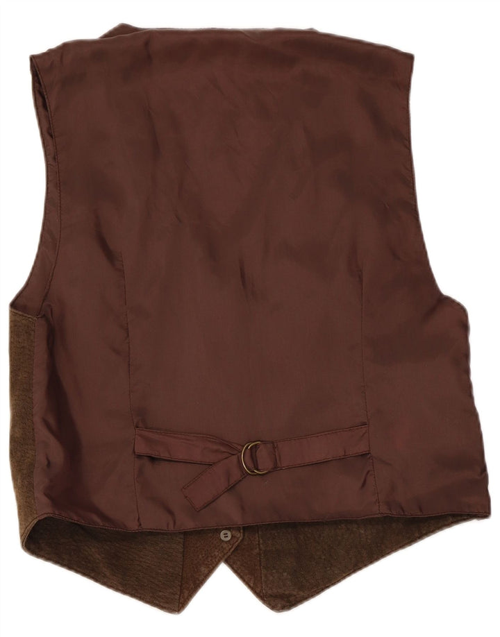 ST. BERNARD Gilet en Daim Femme UK 44 Marron Moyen Polyamide
