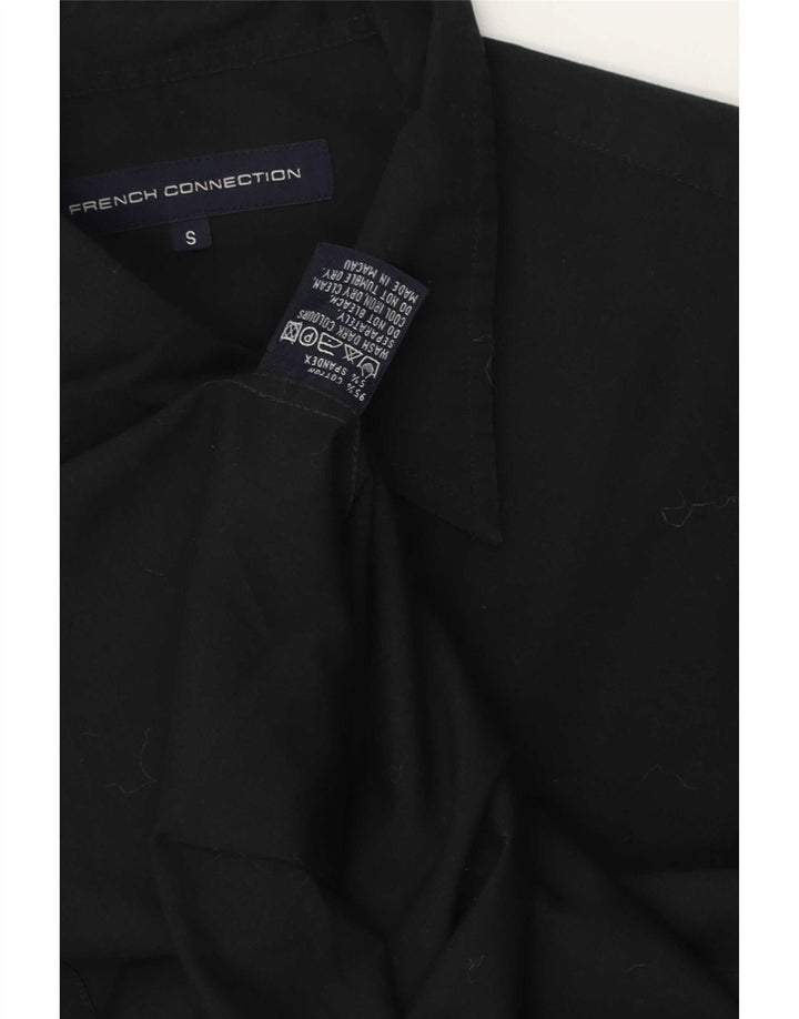 French Connection Chemise Homme Petit Noir Coton