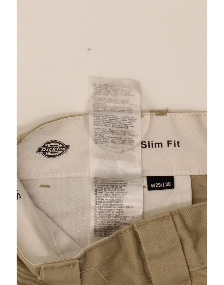 DICKIES Pantalon Chino Coupe Slim Homme W29 L30 Beige Polyester