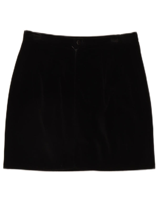 Elizabeth Ascot Mini-jupe en velours pour femme IT 42 Medium W28 Noir