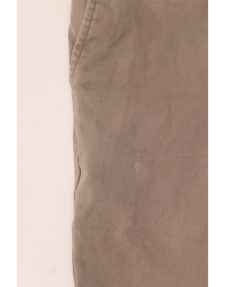 Marks & Spencer Short Chino Homme W32 Gris Moyen Coton