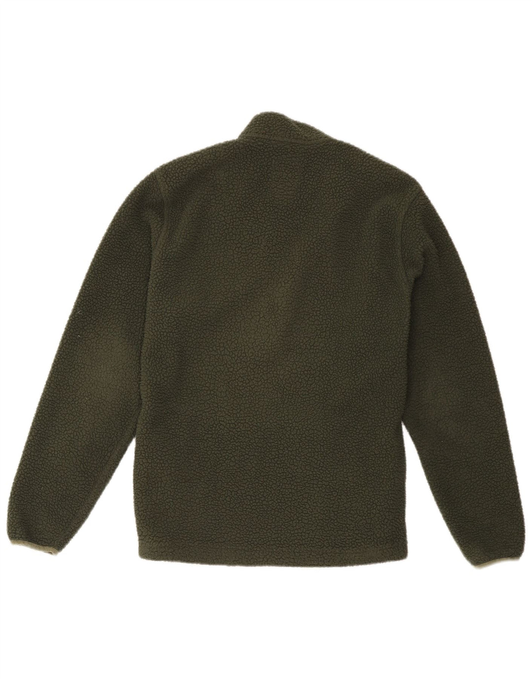 Timberland Pull polaire à col zippé pour homme, petit, vert, polyester