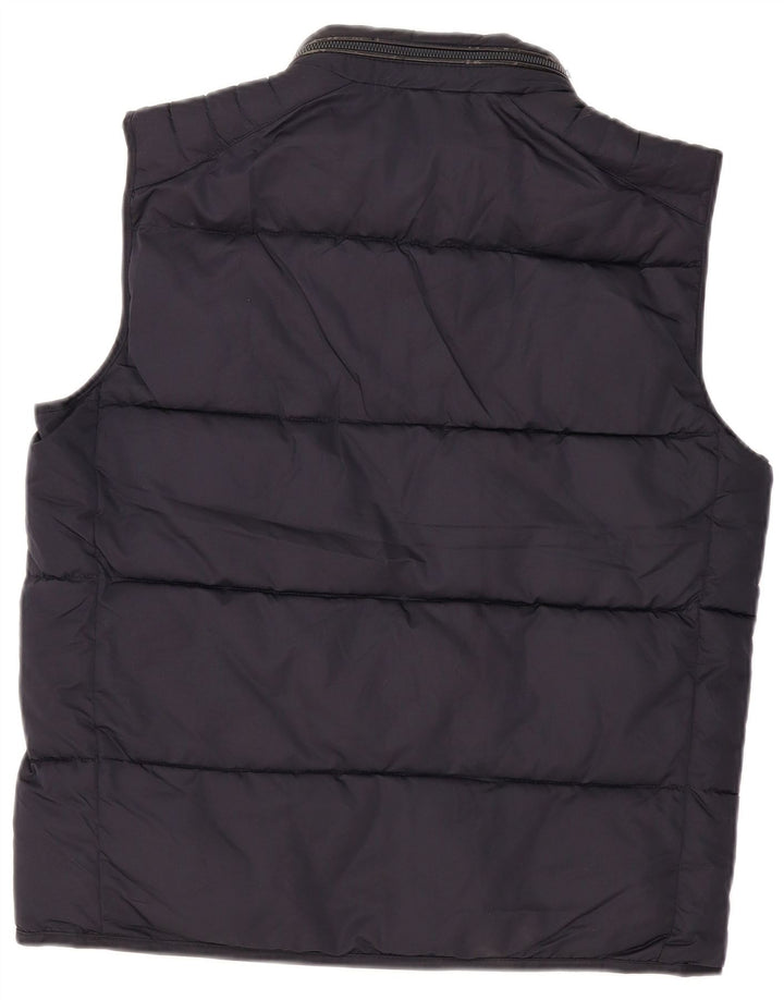 Zara Gilet rembourré pour homme UK 42 XL Bleu marine Polyester