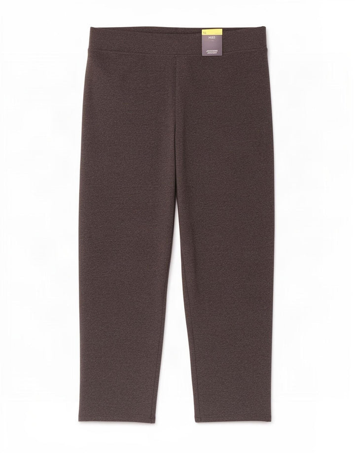 Marks & Spencer Pantalon de survêtement pour femme UK 16 Large Gris Coton