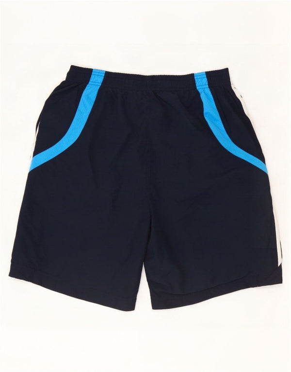 Adidas Short de sport pour homme Large en polyester color block bleu marine