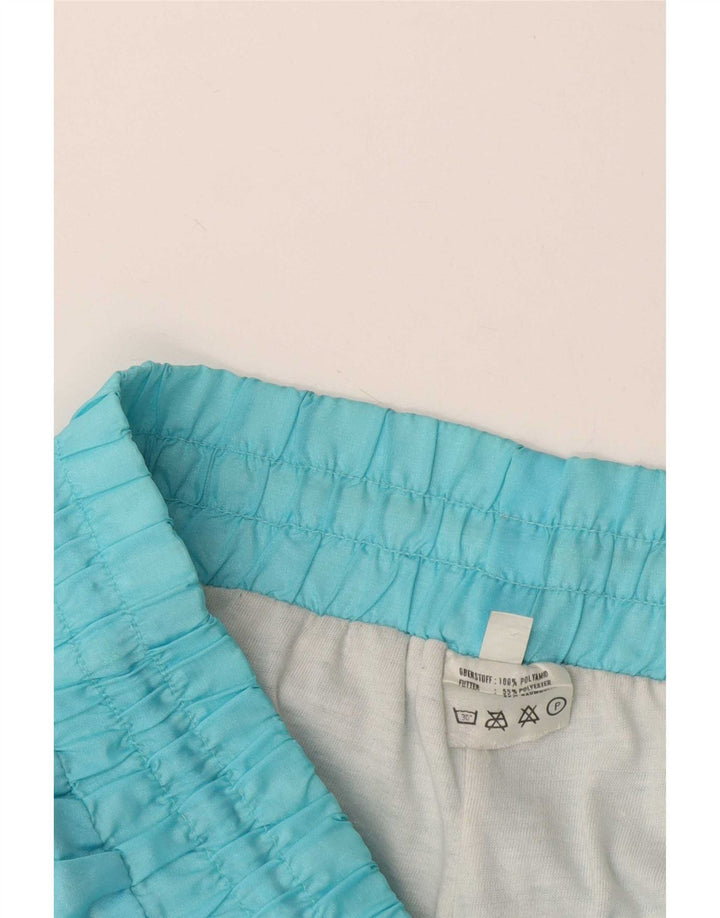 Pantalon de survêtement femme vintage 2XL Bleu Colourblock Polyamide