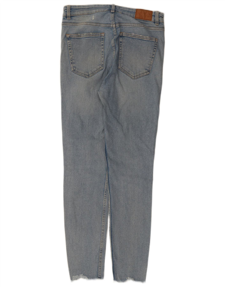Zara Jean skinny effet vieilli pour femme EU 40 Medium W30 L27 Bleu