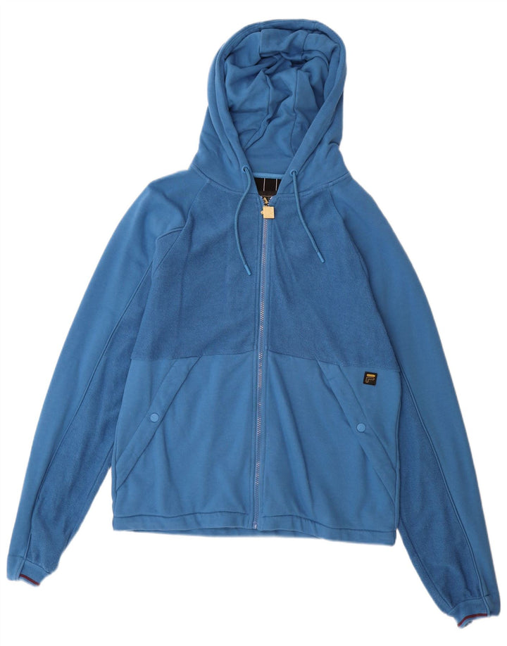 Fila Sweat à Capuche Zippé Homme Bleu Moyen Coton