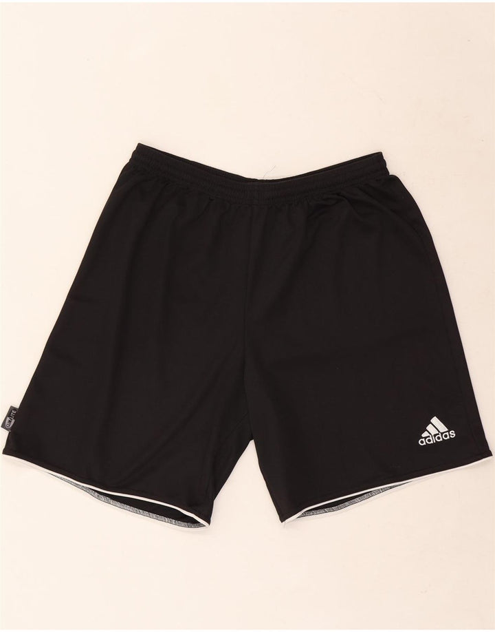 Adidas Short de sport Climalite pour homme, grand, noir, polyester