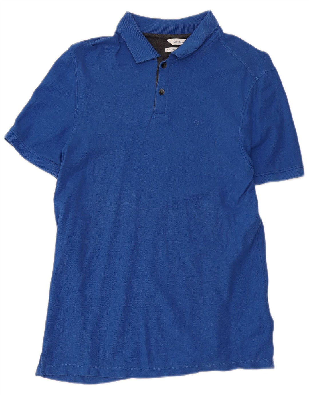 Calvin Klein Polo Homme XS Bleu Coton