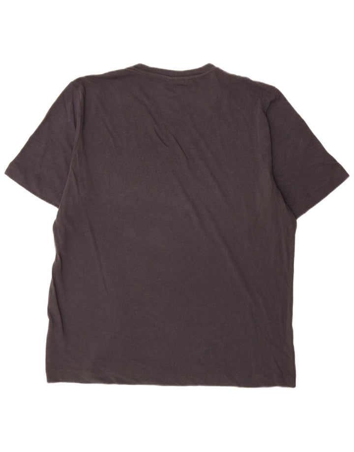 Massimo Dutti T-Shirt Homme Top 2XL Gris Lin