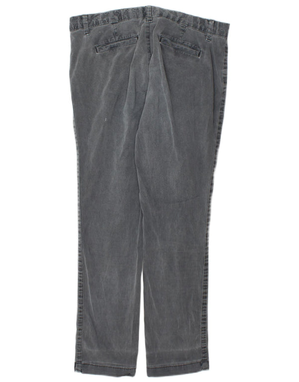 Gap Pantalon Chino Droit Femme US 8 Medium W30 L27 Gris Coton