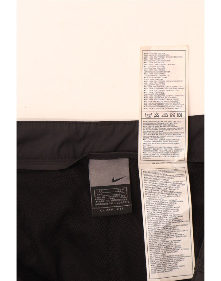 NIKE Pantalon de survêtement pour femme UK 12 Medium Noir Polyester