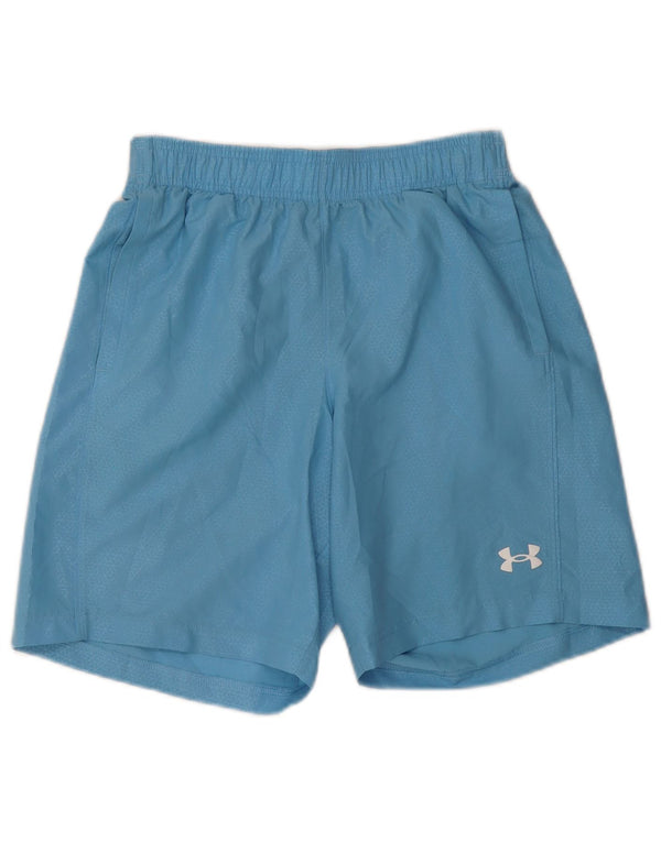 Under Armour Short de Sport Graphic Homme Petit Bleu Géométrique Polyester