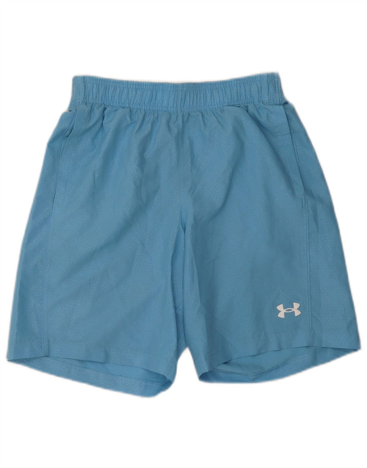 Under Armour Short de Sport Graphic Homme Petit Bleu Géométrique Polyester