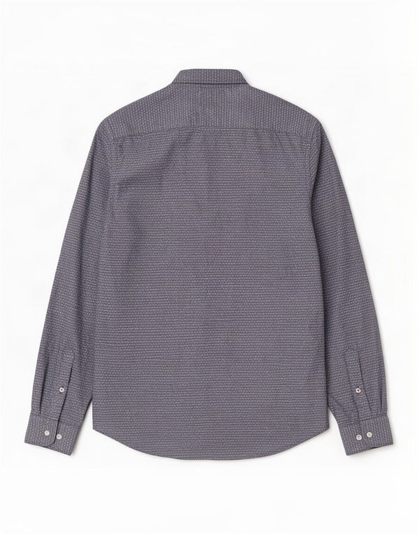 Tommy Hilfiger Chemise Regular Fit Homme Grand Bleu à Pois Coton