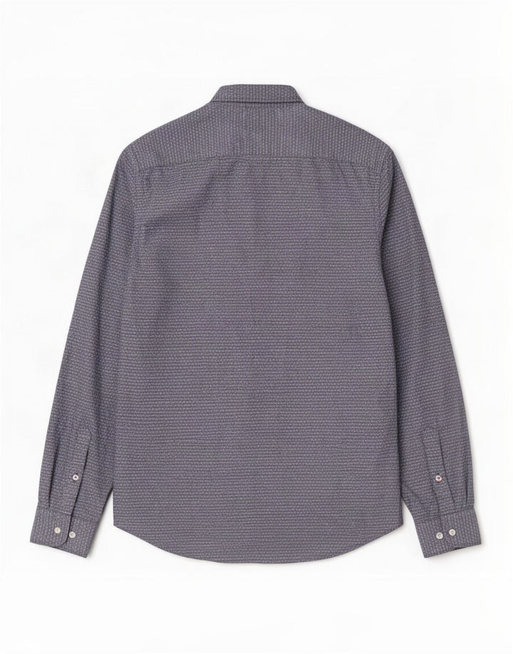 Tommy Hilfiger Chemise Regular Fit Homme Grand Bleu à Pois Coton