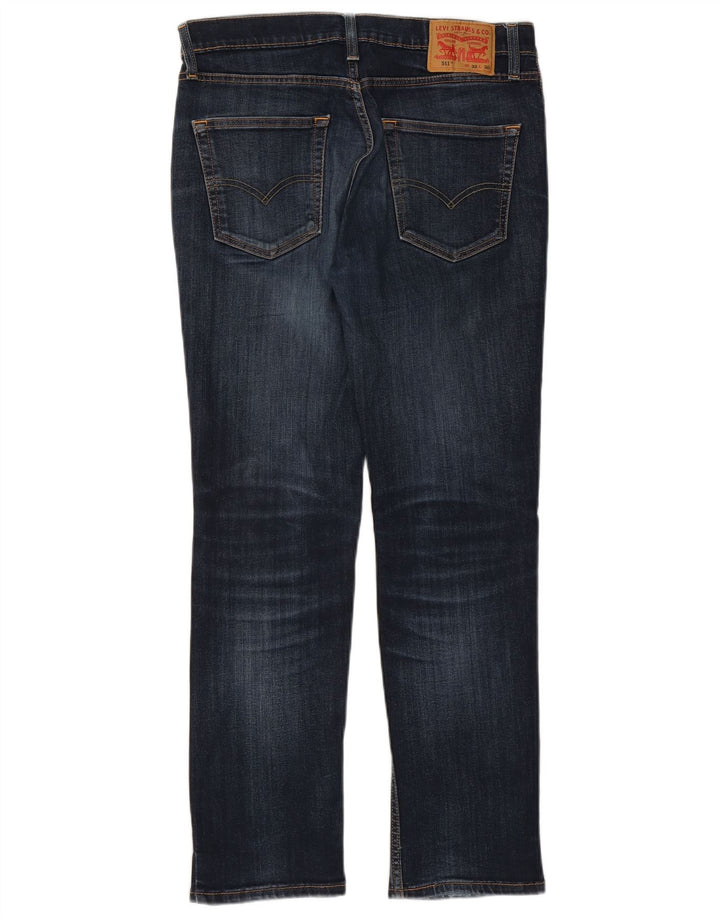 Levi's Jean Slim 511 Homme W32 L30 Bleu Marine Coton