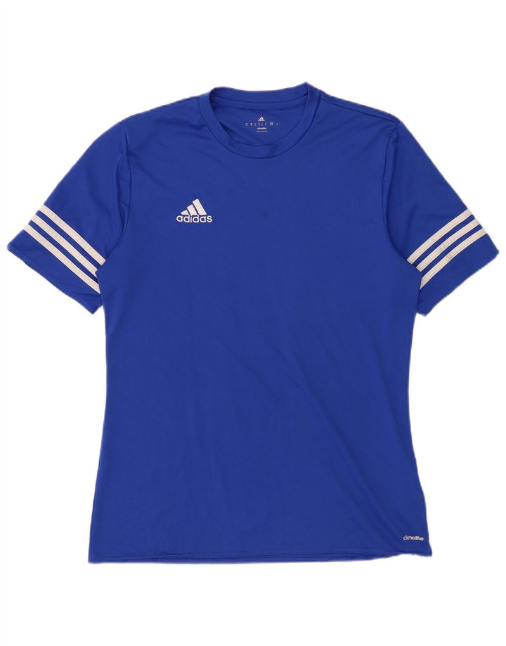 Adidas Homme Climalite T-Shirt Haut Bleu Moyen Polyester
