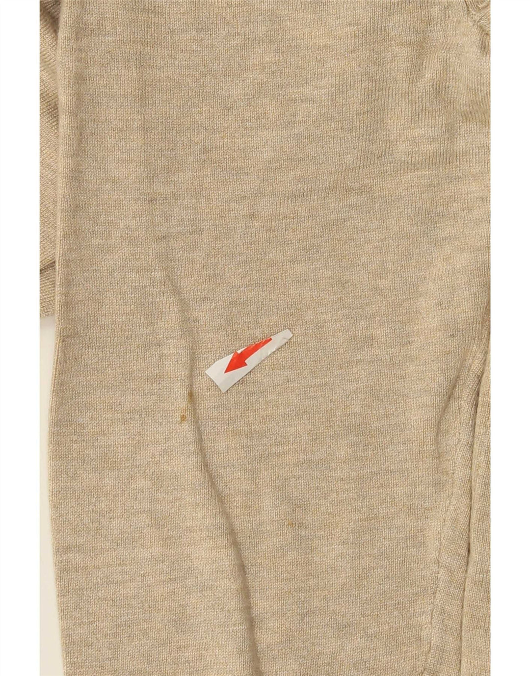Pull Cardigan Zara Homme Beige Moyen Moucheté