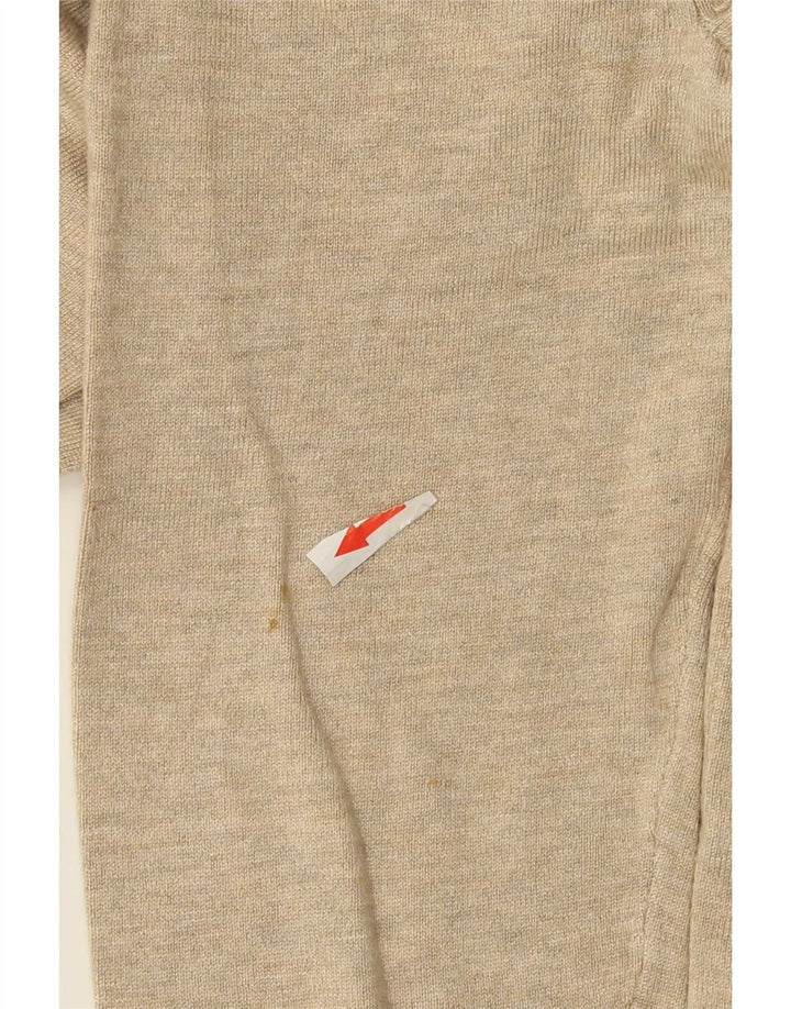 Pull Cardigan Zara Homme Beige Moyen Moucheté