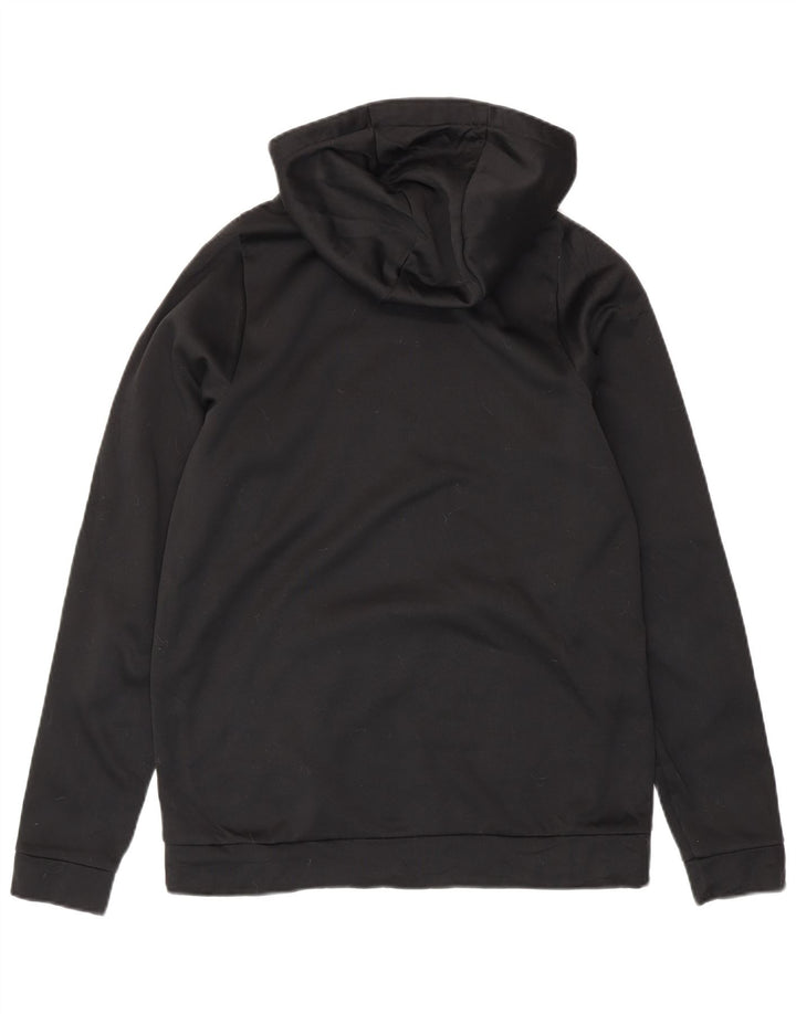 Nike Hommes Dri Fit Graphic Sweat à capuche Noir Moyen Polyester