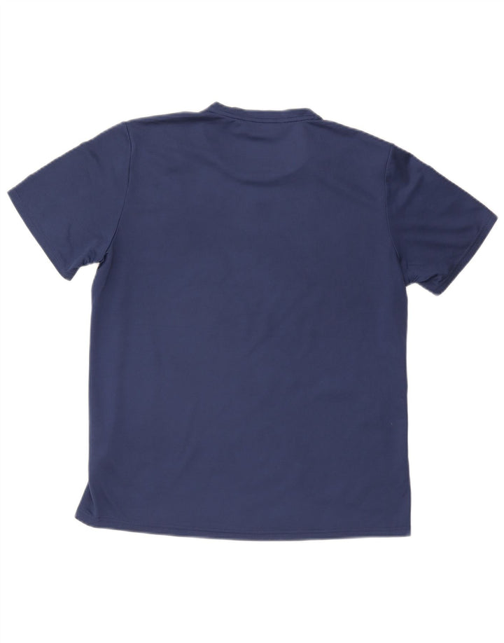 Adidas Homme Climacool T-Shirt Top Bleu Marine Camouflage Polyester