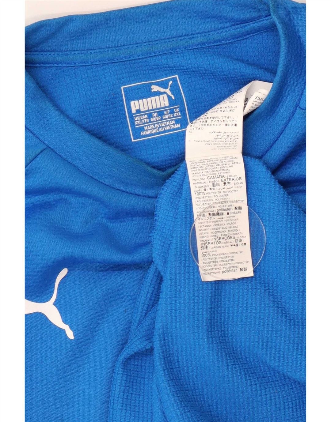 Puma Haut à manches longues pour homme 2XL Bleu Polyester