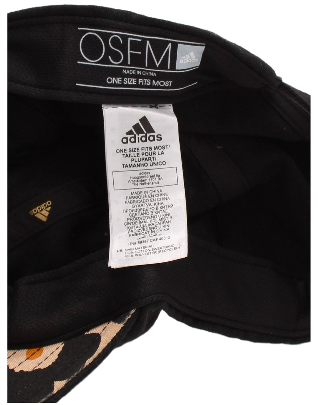 Adidas Casquette de baseball pour femme Taille unique Noir Coton