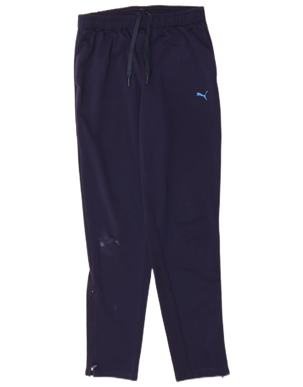 Puma Pantalon de Survêtement Garçon 13-14 ans Bleu Marine Polyester