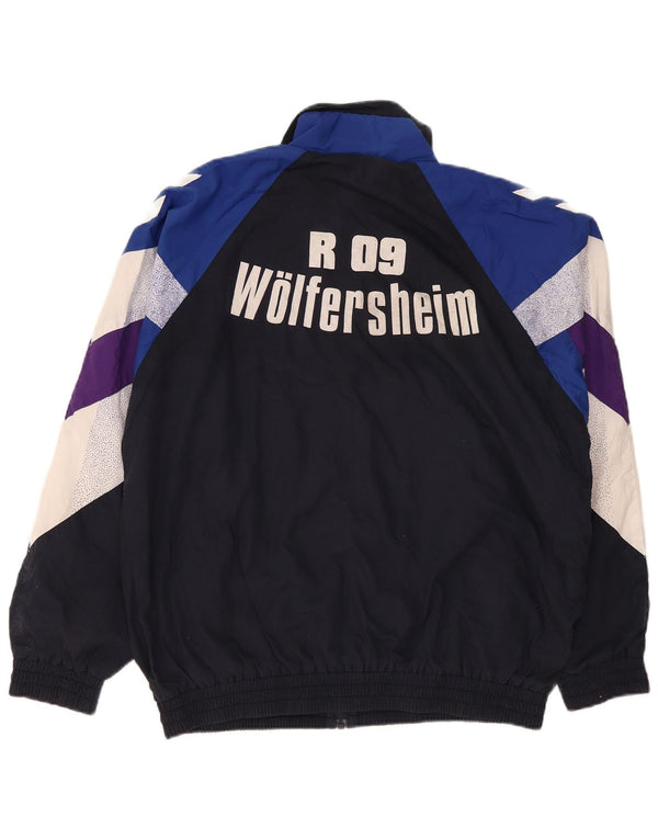 Hummel Veste de Survêtement Graphique Homme Large Bleu Marine Colourblock