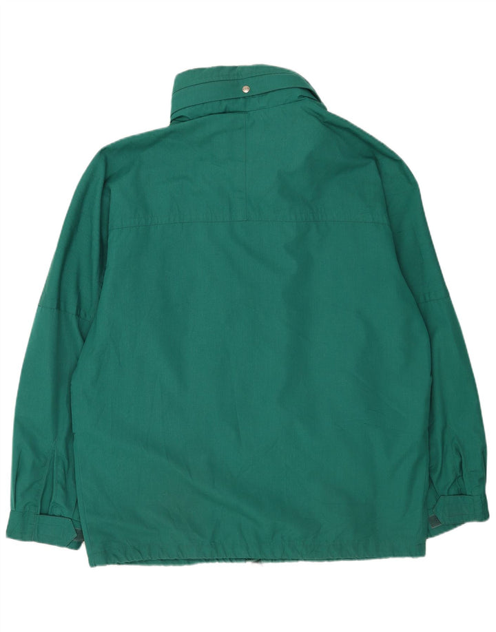 Fila Veste utilitaire à capuche graphique pour hommes IT 50 Large Vert Polyester