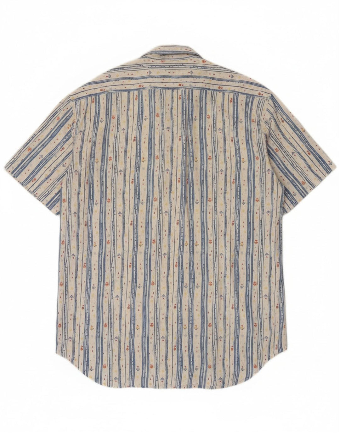 Calvin Klein Chemise à manches courtes homme en coton rayé blanc moyen